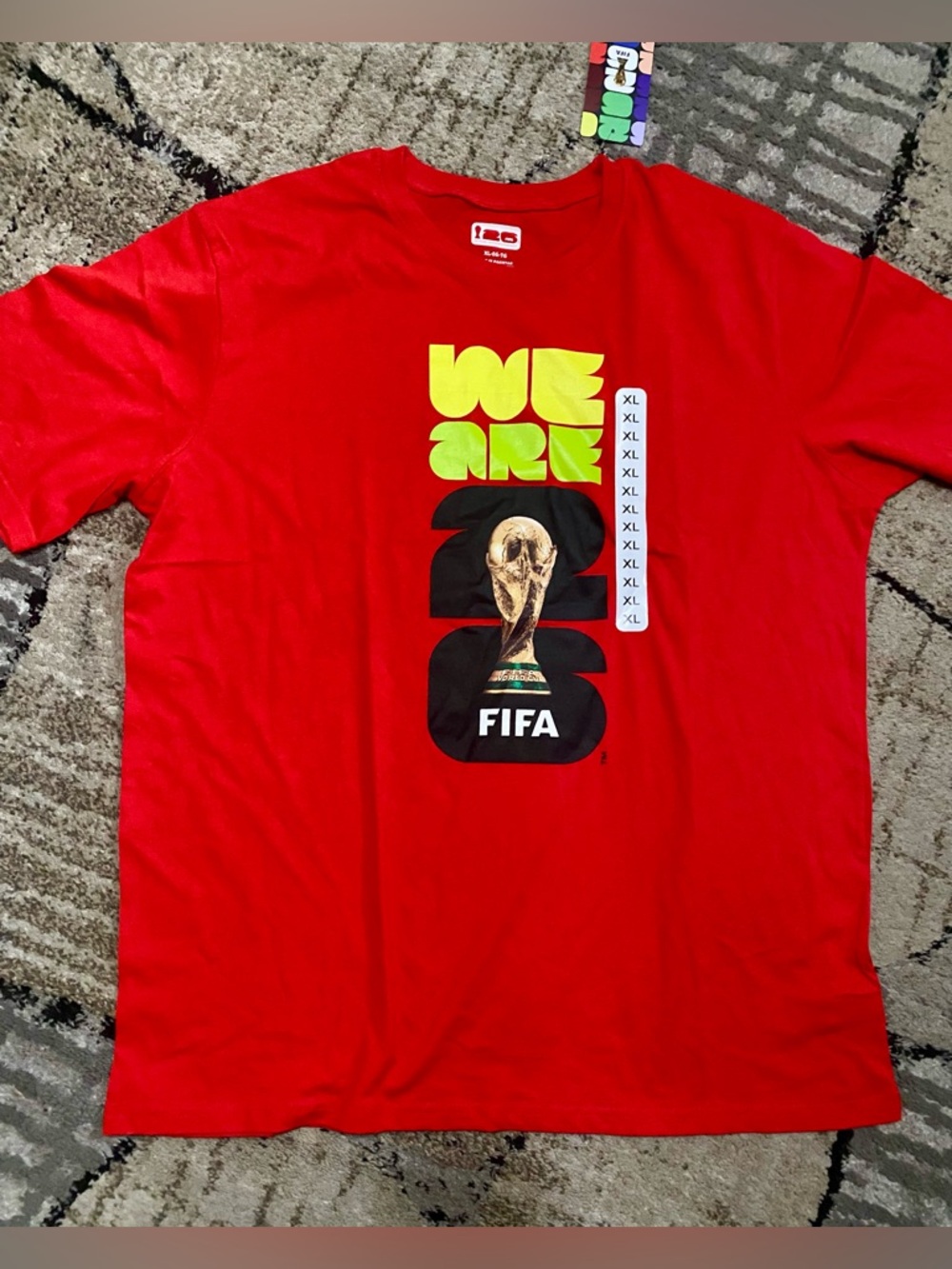 FIFA Red Graphic Short Sleeve Tee